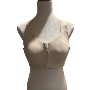 Knix Women's High Support Zip Front Catalyst Sports Bra Size: 3 White